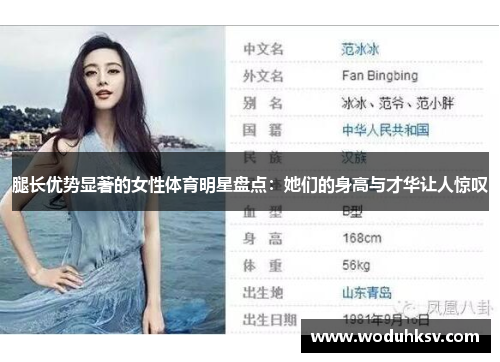 腿长优势显著的女性体育明星盘点：她们的身高与才华让人惊叹